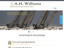 Tablet Screenshot of ahwilliamsco.com